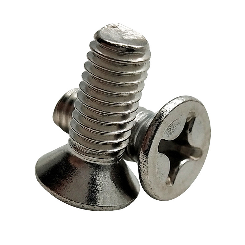 Countersunk cross head screw