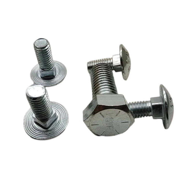 Galvanized carriage bolts