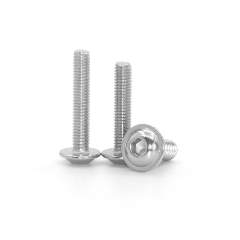 Half round head hex socket screw